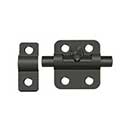 Deltana [2BBU10B] Solid Brass Door Barrel Bolt - Traditional - Oil Rubbed Bronze Finish - 2&quot; L