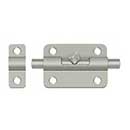 Deltana [3BBU15] Solid Brass Door Barrel Bolt - Traditional - Brushed Nickel Finish - 3&quot; L