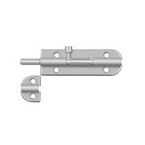 Deltana [4BB32D] Stainless Steel Door Barrel Bolt - Traditional - Brushed Finish - 4" L