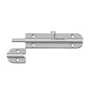 Deltana [6BB32D] Stainless Steel Door Barrel Bolt - Traditional - Brushed Finish - 6" L