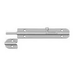Deltana [8BB32D] Stainless Steel Door Barrel Bolt - Traditional - Brushed Finish - 8&quot; L