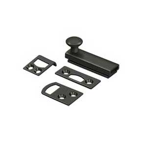 Deltana [2SBCS10B] Solid Brass Door Concealed Screw Bolt - Surface - Oil Rubbed Bronze Finish - 2" L