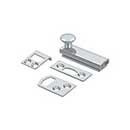 Deltana [2SBCS26] Solid Brass Door Concealed Screw Bolt - Surface - Polished Chrome Finish - 2&quot; L