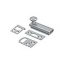 Deltana [2SBCS26D] Solid Brass Door Concealed Screw Bolt - Surface - Brushed Chrome Finish - 2&quot; L