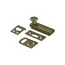 Deltana [2SBCS5] Solid Brass Door Concealed Screw Bolt - Surface - Antique Brass Finish - 2&quot; L