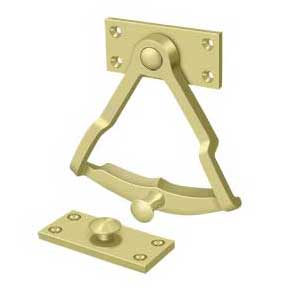 Deltana [DDQ56U3] Solid Brass Dutch Door Quadrant - Polished Brass Finish