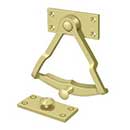 Deltana [DDQ56U3] Solid Brass Dutch Door Quadrant - Polished Brass Finish