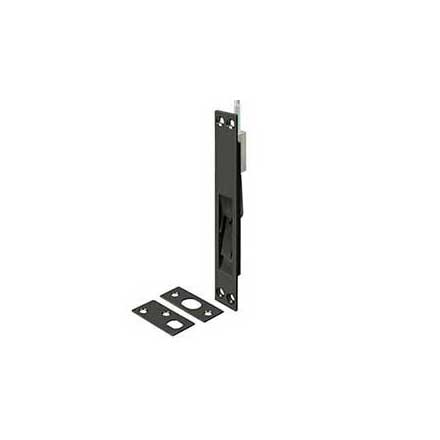 Deltana [12EFB10B] Solid Brass Door Extension Flush Bolt - Oil Rubbed Bronze Finish - 12" L