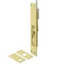Deltana [12EFB3] Solid Brass Door Extension Flush Bolt - Polished Brass Finish - 12&quot; L