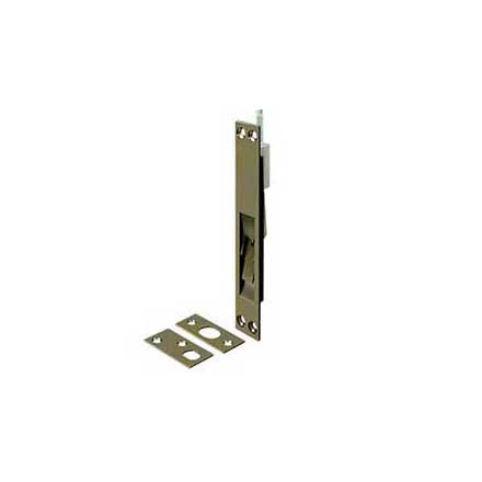 Deltana [18EFB5] Solid Brass Door Extension Flush Bolt - Antique Brass Finish - 18" L