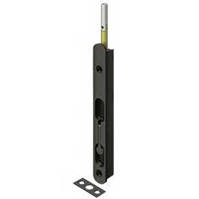 Deltana [18EFBZ10B] Die Cast Zinc Door Extension Flush Bolt - Oil Rubbed Bronze Finish - 18" L