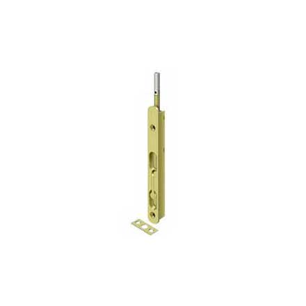 Deltana [18EFBZ3] Die Cast Zinc Door Extension Flush Bolt - Polished Brass Finish - 18&quot; L