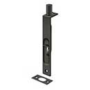 Deltana [6FBS10B] Solid Brass Door Flush Bolt - Oil Rubbed Bronze Finish - 6&quot; L