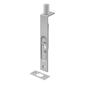 Deltana [6FBS32D] Stainless Steel Door Flush Bolt - Heavy Duty - Brushed Finish - 6" L