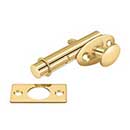 Deltana [MB175CR003] Solid Brass Door Mortise Bolt - Privacy - Polished Brass (PVD) Finish - 1 3/4" Backset