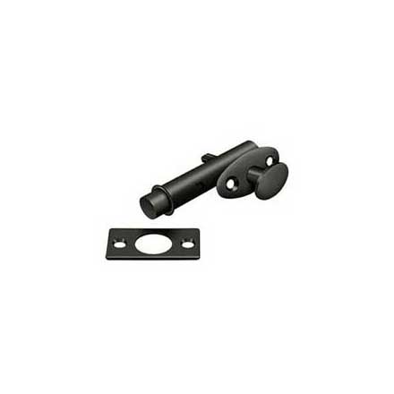 Deltana [MB175U10B] Solid Brass Door Mortise Bolt - Privacy - Oil Rubbed Bronze Finish - 1 3/4&quot; Backset