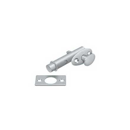 Deltana [MB175U26D] Solid Brass Door Mortise Bolt - Privacy - Brushed Chrome Finish - 1 3/4&quot; Backset