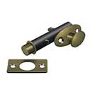 Deltana [MB175U5] Solid Brass Door Mortise Bolt - Privacy - Antique Brass Finish - 1 3/4" Backset