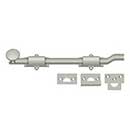 Deltana [FPG1015] Solid Brass Door Slide Bolt - Offset - Traditional - Brushed Nickel Finish - 10" L