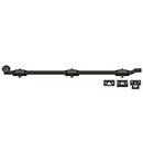 Deltana [FPG2610B] Solid Brass Door Slide Bolt - Offset - Traditional - Oil Rubbed Bronze Finish - 26" L