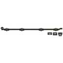 Deltana [FPG4210B] Solid Brass Door Slide Bolt - Offset - Traditional - Oil Rubbed Bronze Finish - 42&quot; L