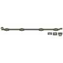 Deltana [FPG4215A] Solid Brass Door Slide Bolt - Offset - Traditional - Antique Nickel Finish - 42&quot; L