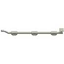 Deltana [FPGM1815] Solid Brass Door Slide Bolt - Offset - Modern - Brushed Nickel Finish - 18&quot; L
