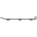 Deltana [FPGM1826D] Solid Brass Door Slide Bolt - Offset - Modern - Brushed Chrome Finish - 18&quot; L
