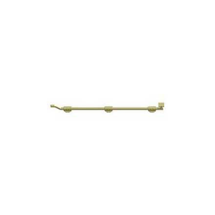 Deltana [FPGM263] Solid Brass Door Slide Bolt - Offset - Modern - Polished Brass Finish - 26&quot; L