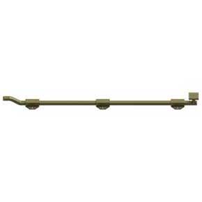 Deltana [FPGM265] Solid Brass Door Slide Bolt - Offset - Modern - Antique Brass Finish - 26" L