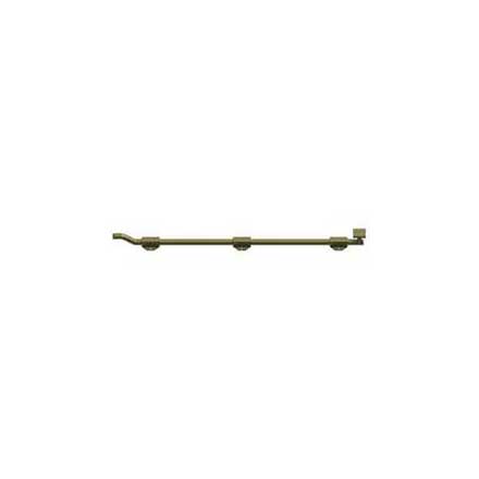 Deltana [FPGM265] Solid Brass Door Slide Bolt - Offset - Modern - Antique Brass Finish - 26&quot; L