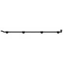 Deltana [FPGM4210B] Solid Brass Door Slide Bolt - Offset - Modern - Oil Rubbed Bronze Finish - 42&quot; L