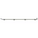 Deltana [FPGM4215] Solid Brass Door Slide Bolt - Offset - Modern - Brushed Nickel Finish - 42" L