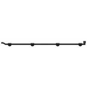 Deltana [FPGM4219] Solid Brass Door Slide Bolt - Offset - Modern - Paint Black Finish - 42" L
