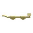 Deltana [FPGM103] Solid Brass Door Slide Bolt - Offset - Modern - Polished Brass Finish - 10&quot; L