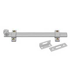 Deltana [10SSB32D] Stainless Steel Door Slide Bolt - Surface - Heavy Duty - Brushed Finish - 10&quot; L