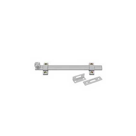 Deltana [10SSB32D] Stainless Steel Door Slide Bolt - Surface - Heavy Duty - Brushed Finish - 10&quot; L