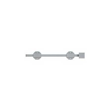 Deltana [12SBM26D] Solid Brass Door Slide Bolt - Surface - Modern - Brushed Chrome Finish - 12&quot; L