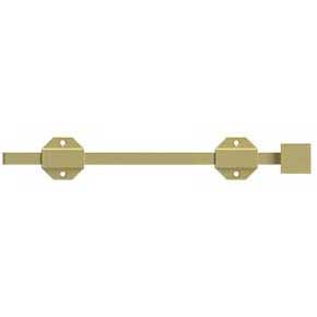 Deltana [12SBM3] Solid Brass Door Slide Bolt - Surface - Modern - Polished Brass Finish - 12" L