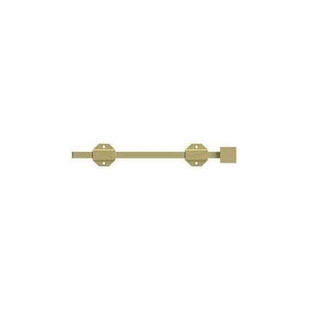 Deltana [12SBM3] Solid Brass Door Slide Bolt - Surface - Modern - Polished Brass Finish - 12&quot; L