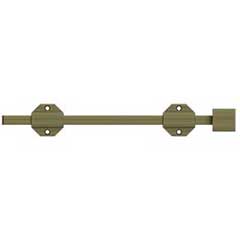 Deltana [12SBM5] Solid Brass Door Slide Bolt - Surface - Modern - Antique Brass Finish - 12&quot; L