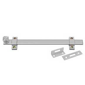 Deltana [12SSB32D] Stainless Steel Door Slide Bolt - Surface - Heavy Duty - Brushed Finish - 12" L