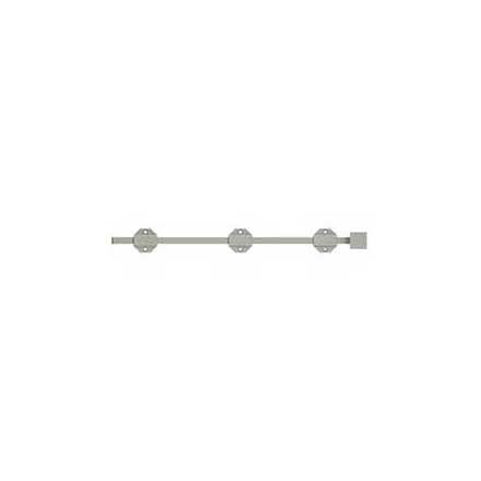 Deltana [18SBM15] Solid Brass Door Slide Bolt - Surface - Modern - Brushed Nickel Finish - 18" L