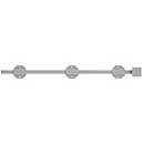 Deltana [18SBM26D] Solid Brass Door Slide Bolt - Surface - Modern - Brushed Chrome Finish - 18&quot; L