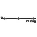 Deltana [24SB10B] Solid Brass Door Slide Bolt - Surface - Traditional - Oil Rubbed Bronze Finish - 24" L