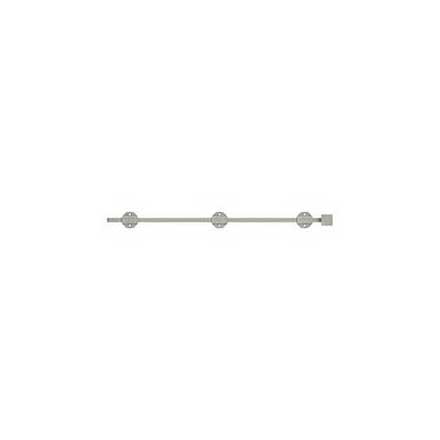 Deltana [24SBM15] Solid Brass Door Slide Bolt - Surface - Modern - Brushed Nickel Finish - 24&quot; L