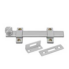 Deltana [6SSB32D] Stainless Steel Door Slide Bolt - Surface - Heavy Duty - Brushed Finish - 6&quot; L