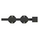 Deltana [8SBM10B] Solid Brass Door Slide Bolt - Surface - Modern - Oil Rubbed Bronze Finish - 8&quot; L