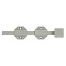 Deltana [8SBM15] Solid Brass Door Slide Bolt - Surface - Modern - Brushed Nickel Finish - 8&quot; L