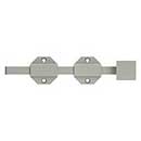 Deltana [8SBM15] Solid Brass Door Slide Bolt - Surface - Modern - Brushed Nickel Finish - 8" L